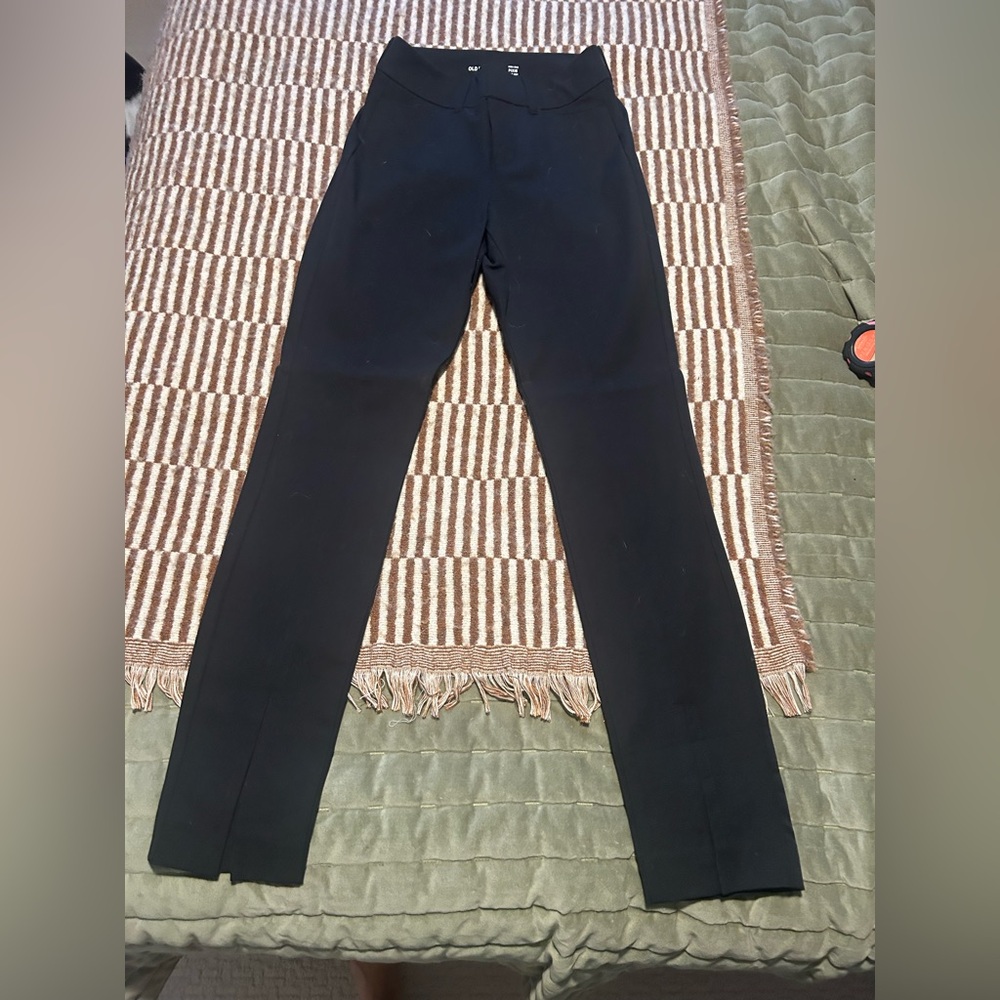 Old Navy High Rise Straight with Split Hem Dress Pants